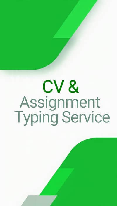 professional cv and assignment typer