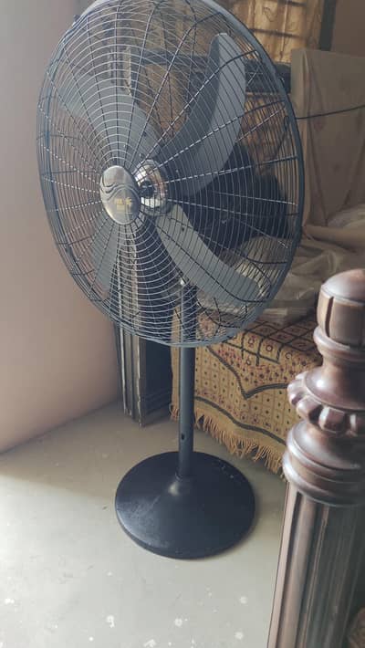 Pak Pedestal Fan 24" Black Color with Copper Winding