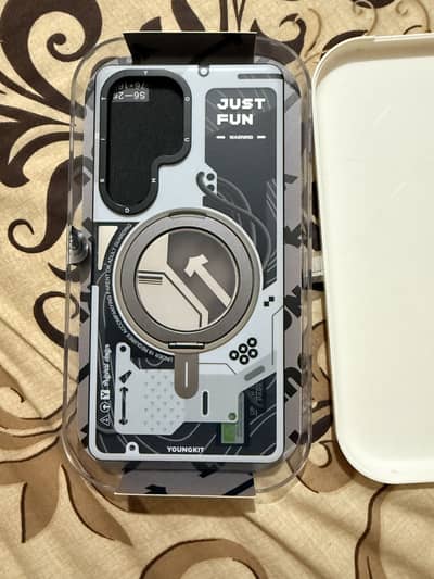 S25 Ultra YoungKit CyberPunk Rotatable O Stand Case