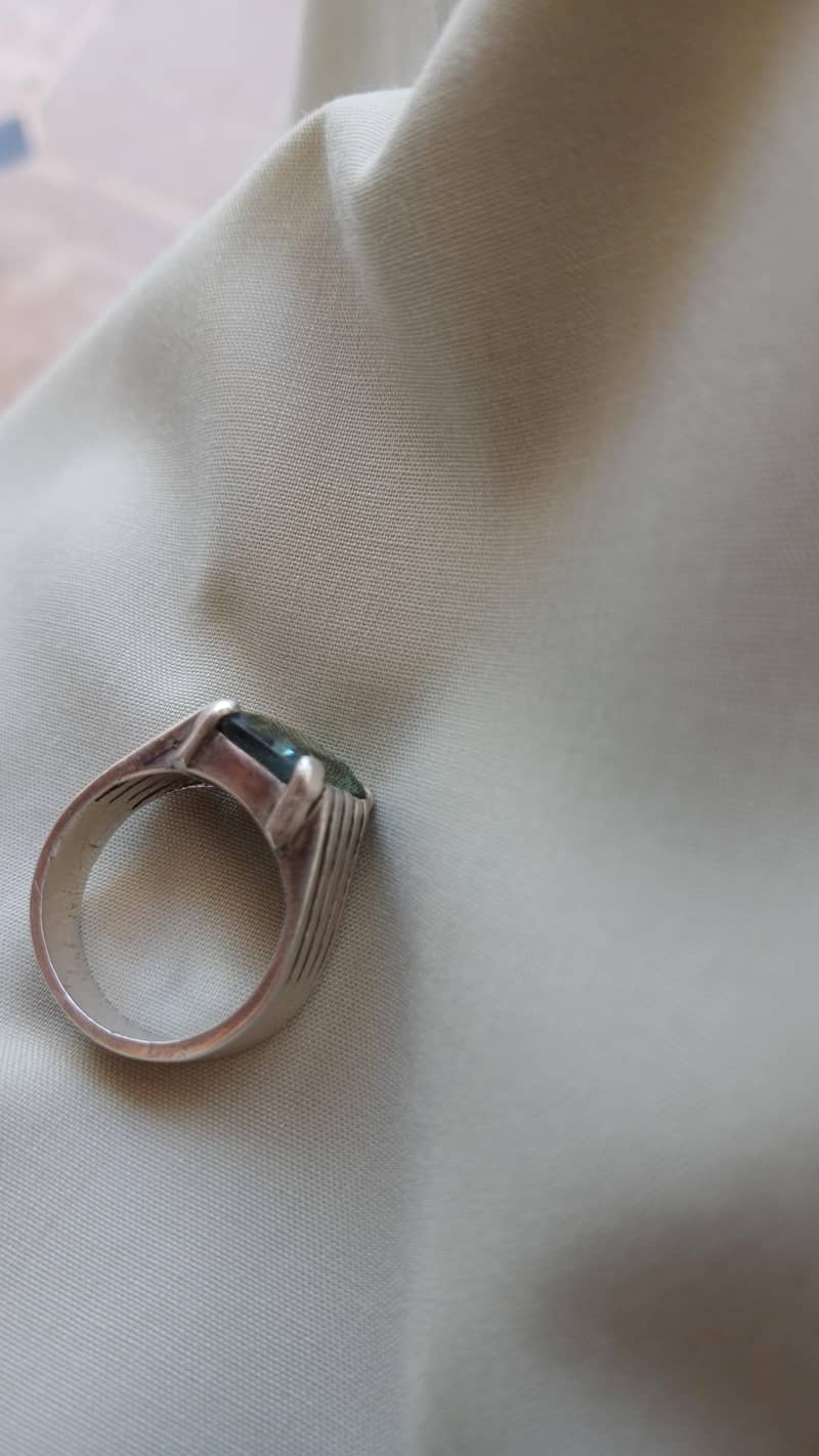 Moissanite Silver Ring 1