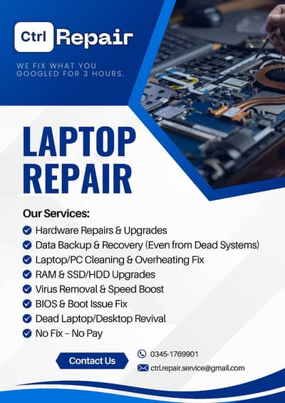 Computer / Laptop Repair Services in Karachi | Ctrl Repair