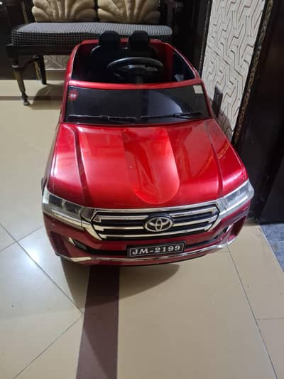 Red colour car