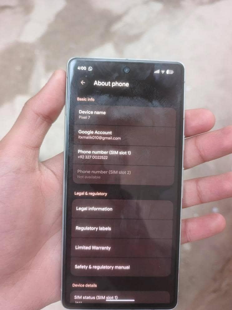 Google pixel 7 3