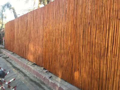 bamboo wall covering partition fens