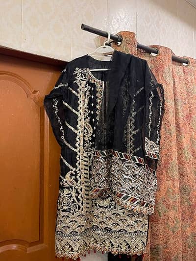 BLACK PARTY WEAR DRESS FOR SALE