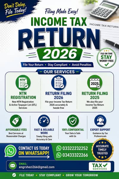 INCOME TAX RETURN 2026