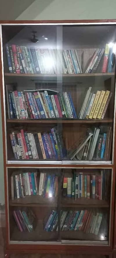 Books Almirah and kitchen cabinets