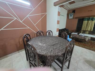 Dining Table with Six Chairs