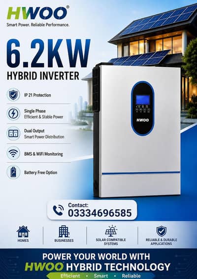 hwoo inverter 6.2 kw