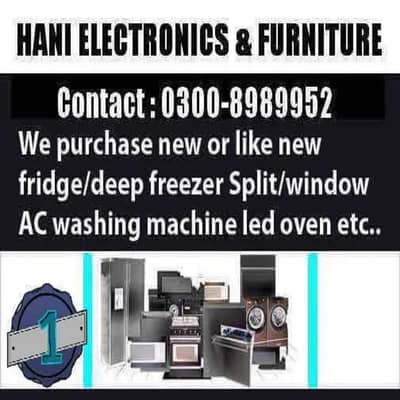 Apne New Jese (Fridge & Deep Freezer) achi keemat mei hamy SELL Karen