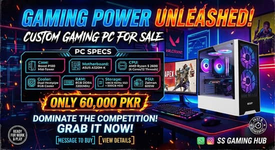 R5 2600 Build Under 60K | Ready To Use | Customisable |