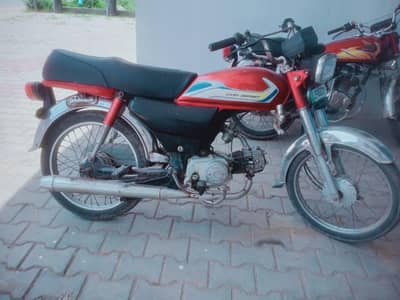 70cc bike used in good condition