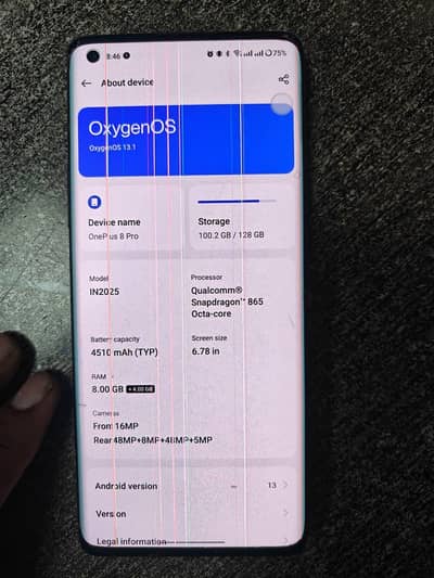 One plus 8pro 5g gaming phone /03194913613
