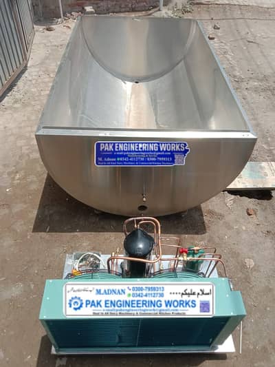 Milk pasteurizer 100-5000L.