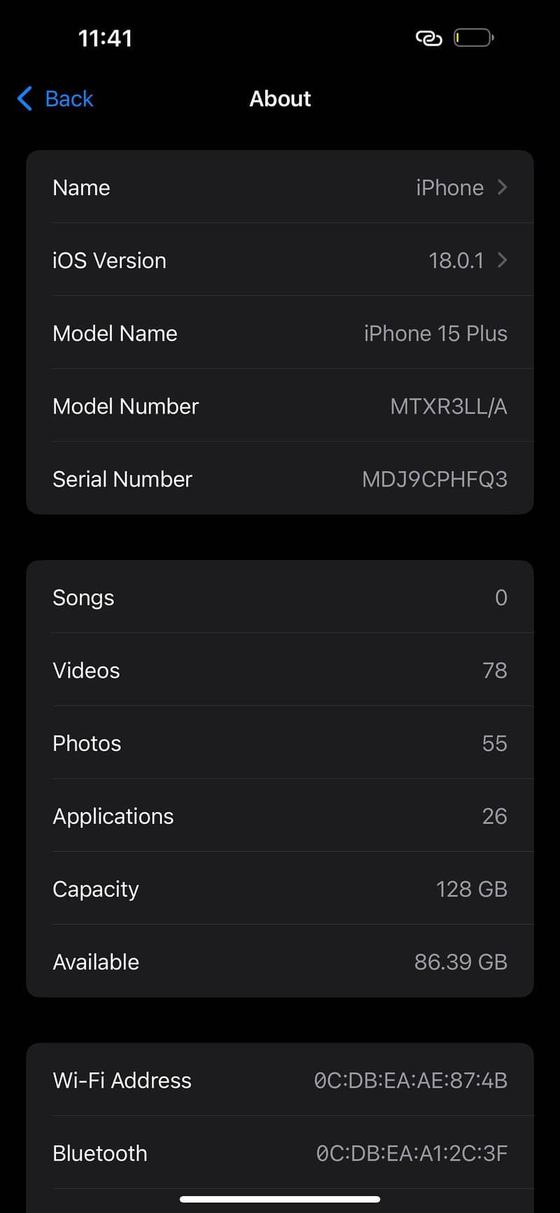IPHONE 15 PLUS  JV 5