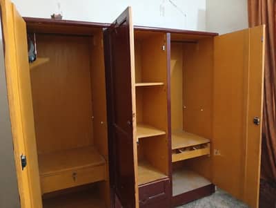 Heavy-Duty Wooden Cupboard – Excellent Storage Space