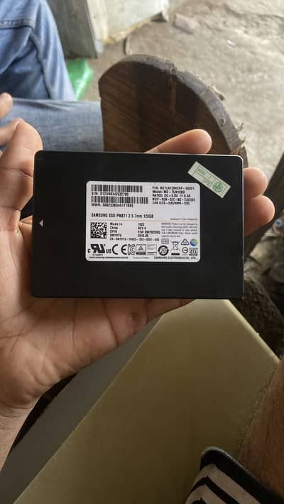 SSD 128GB for sale whatsapp no. 03211694748