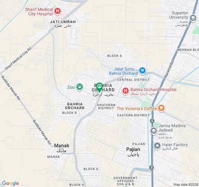 Bahria orchard Lahore residential plot for sale in Block B 5marla