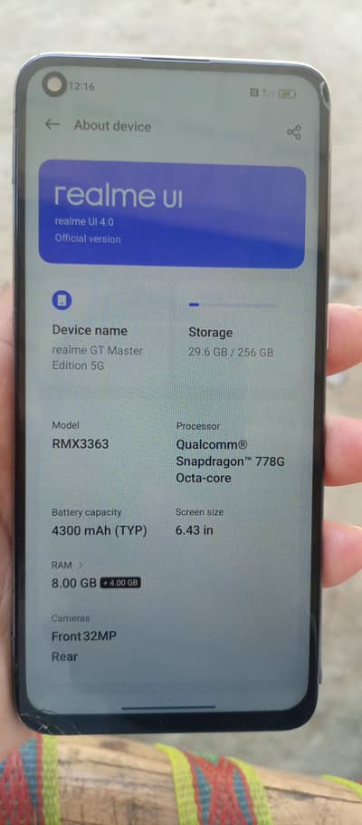 Realme GT Master Edition Read Ad