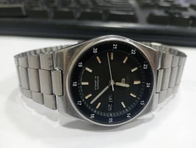 Seiko 5 automatic watch Railway dial 7s26 machine