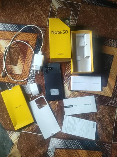 Realme Note 50 for sale 4GB 64GB with All Complete Box panal change
