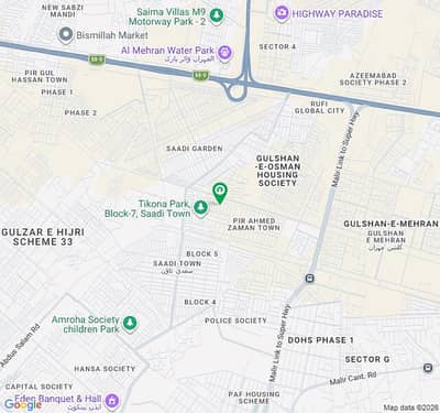 VIP LOCATION Leased 400 SQ YARD 40 FT ROAD CORNER PIR AHMED ZAMAN TOWN BLOCK-4