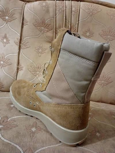 original camel tactical combat brown boots for men