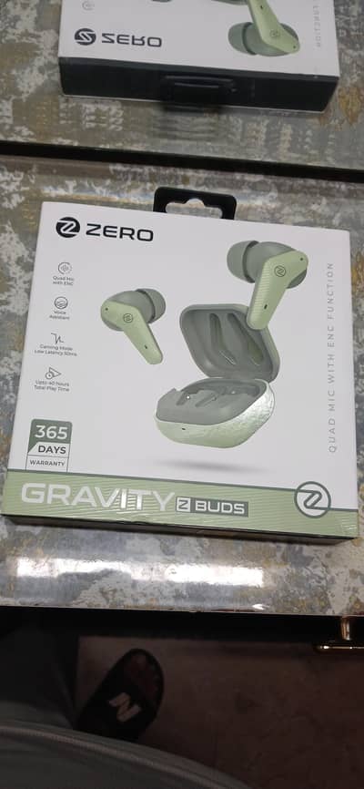 zero gravity earbuds olive green