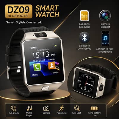DZ09 Smart Bluetooth Watch | Sim Support