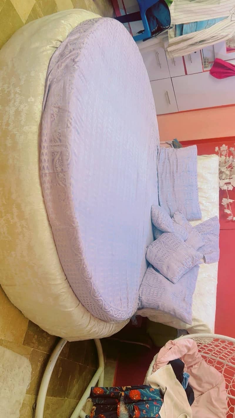 Round lavender bed 2