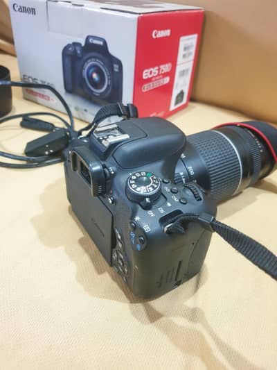 Canon EOS 750D DSLR Camera with 3 Original Lenses + Complete Box