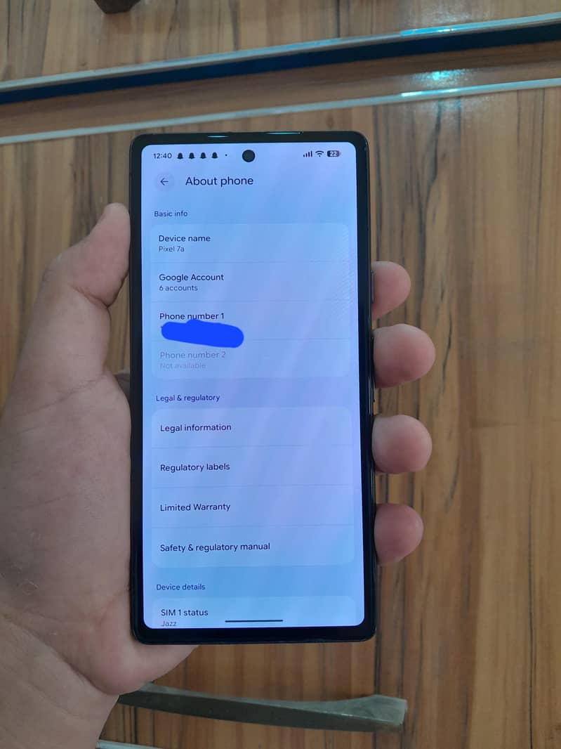 Google Pixel 7a 6
