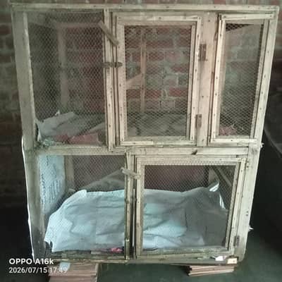 hen cages and birds cages with Double side or floor