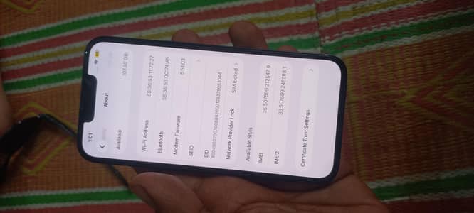 Apple iPhone 13 mini no any fault aal ok
