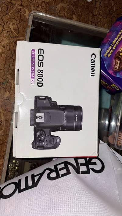 Canon 800D with 18-55 STM