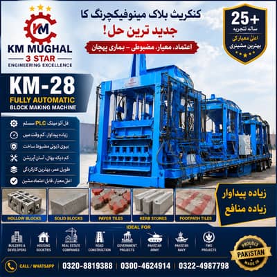 Concrete Paver Tiles & Block Making Plant | Tuff Tile & fly ash brick