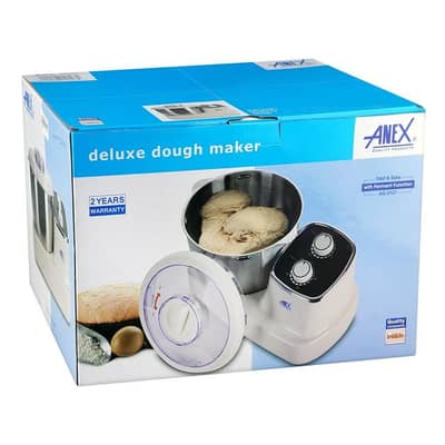 nex Deluxe Dough Maker, 500W, 5 Liter Capacity, White, AG-2127