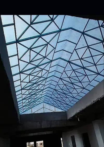 car parking shade - fiberglass shade - fiber windows - fiberglass