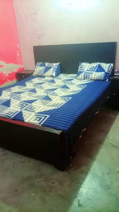 bed with mattress for sale contact number 03024652233