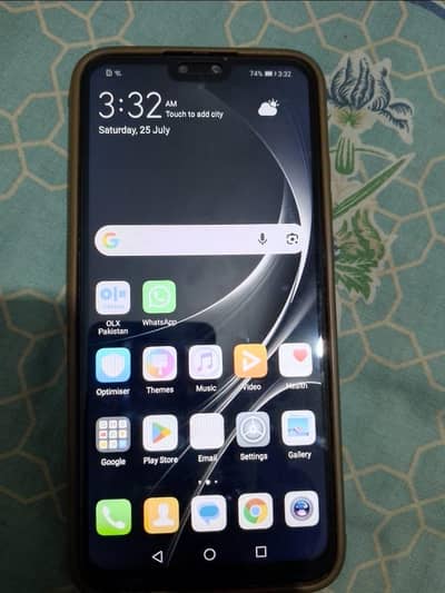 Huawei Y9 4gb 64gb only set. original mobile ha kit nai ha