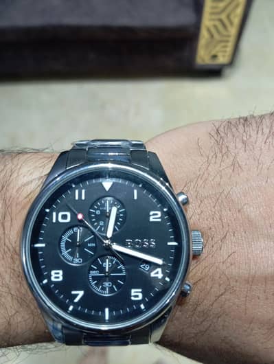Mens Hugo Boss Stainless Steel Watch 3804