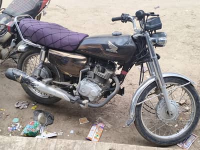 cg 125 self start gold he ok condition he