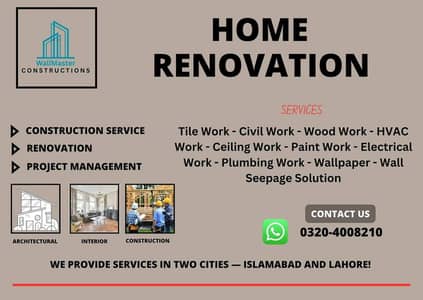 Home Renovation All DHA LHR