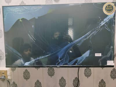 PEL 40" Google Certified Smart LED TV (PLD-40FS) – Broken Panel