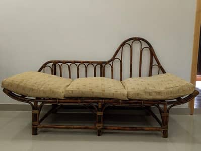 original wood cane sofa