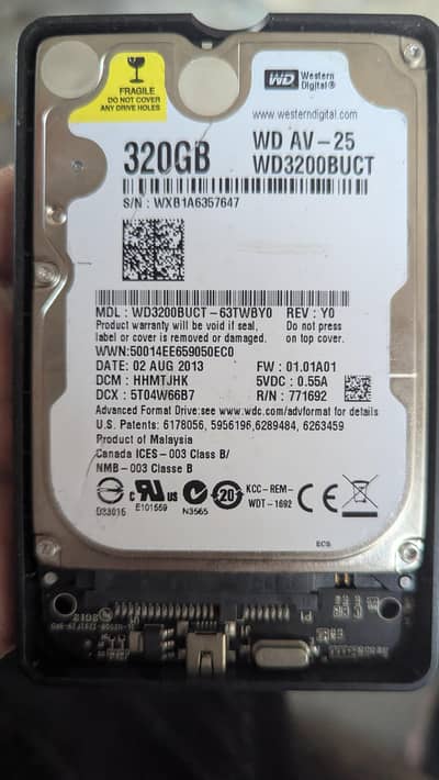 hard drive 320Gb new