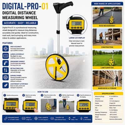 Digital Distance Measuring Wheel price in pakistan DIGITAL-PRO-01