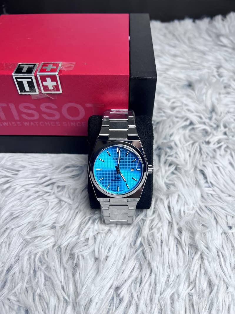 Premium Black Skeleton Men's Wrist Watch luxury stainless steel watch 5