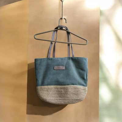 Olive Green Tote Bag