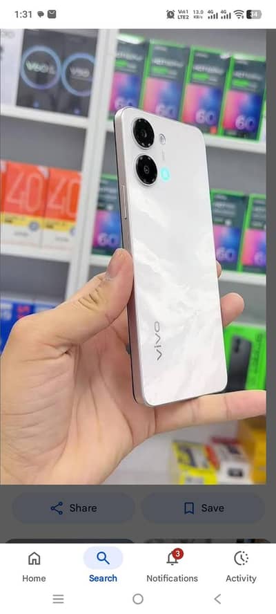 vivo yo5    4+4 128  3 day use